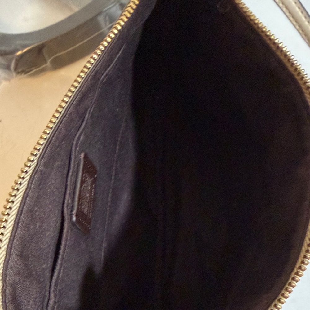 Coach Tan Signature Crossbody Bag - Picture 10 of 12